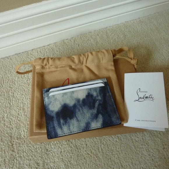 CHRISTIAN LOUBOUTIN 'Kios' Empire Spiked Card Case - Picture 3 of 12